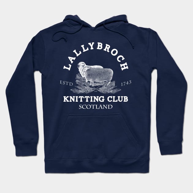 Official Lallybroch Knitting Club Hoodie by ShawnaMac